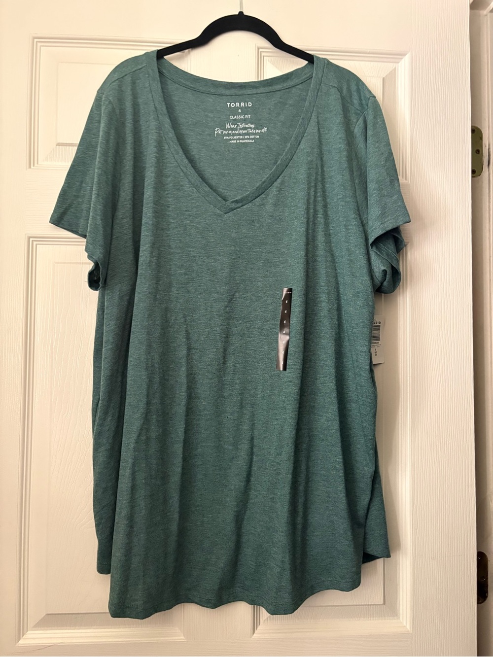 Torrid Girlfriend Tee - “Botanical Green” SIZE 4 NWT